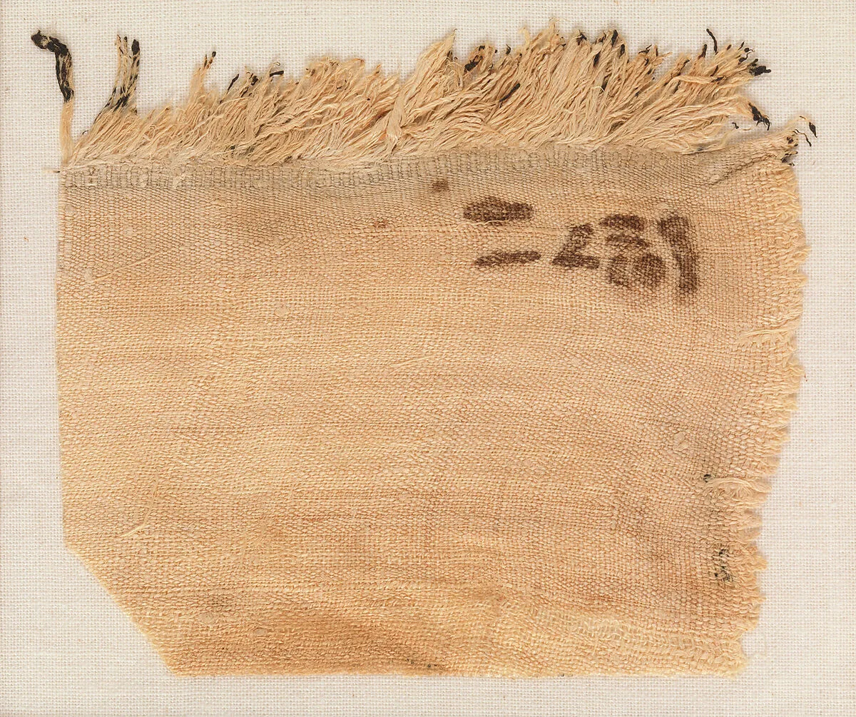 Linen mark, Wah — Unknown