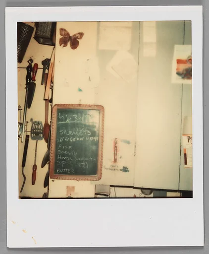 [Kitchen Wall with Chalkboard (in Walker Evans's House?)]