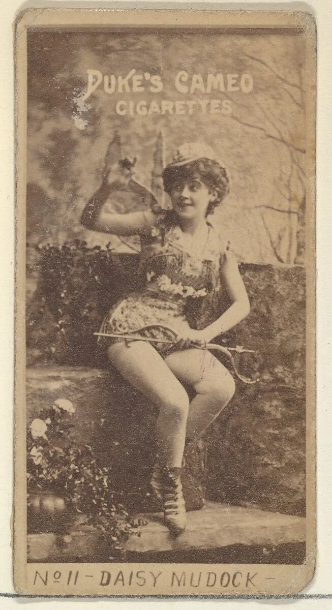Card Number 11, Daisy Murdoch, from the Actors and Actresses series (N145-4) issued by Duke Sons & Co. to promote Cameo Cigarettes — W. Duke, Sons & Co.