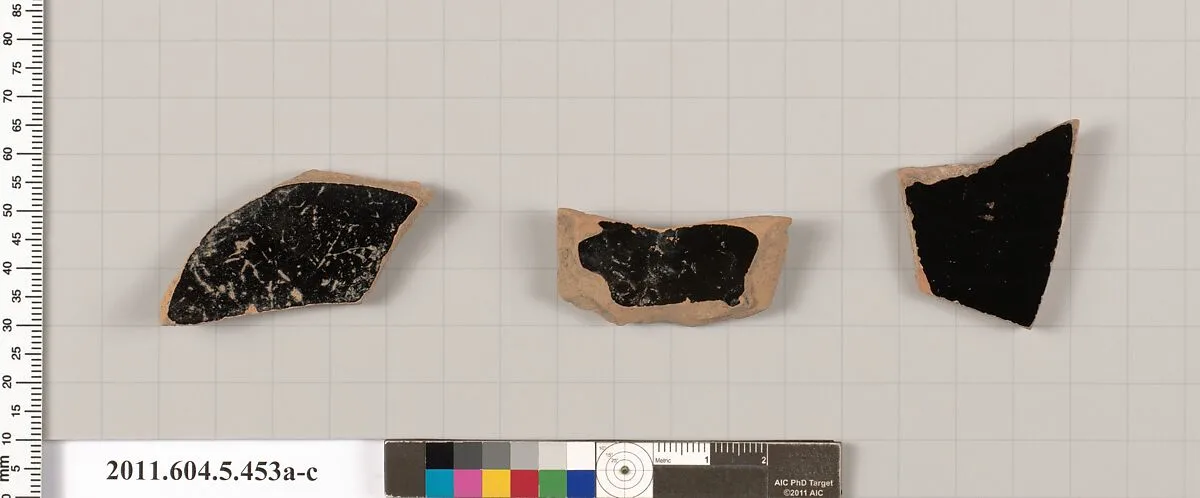 Terracotta fragments of kylikes (drinking cups) — Unknown