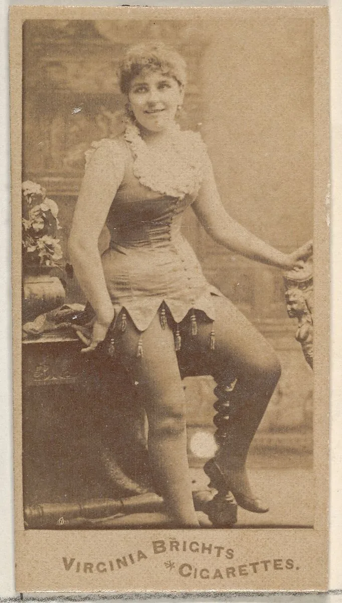 From the Actors and Actresses series (N45, Type 5) for Virginia Brights Cigarettes — Allen & Ginter