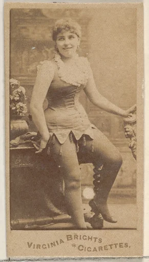 From the Actors and Actresses series (N45, Type 5) for Virginia Brights Cigarettes