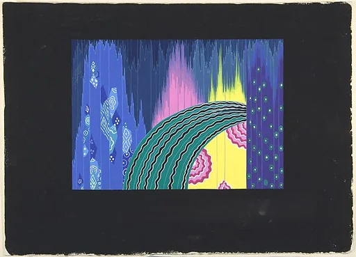 Curtain Design for "Gypsy Sweetheart," George White's Scandals, New York, 1928.