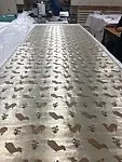 Textile Length with Seated Deer and Floral Blossoms — Rahul Jain|Hasmat Ansari
