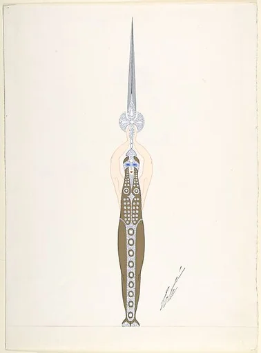 "Le Rayon Lumineux, " Costume Design for "The Blues," George White's Scandals, New York