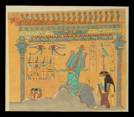 Osiris and the Goddess of the West