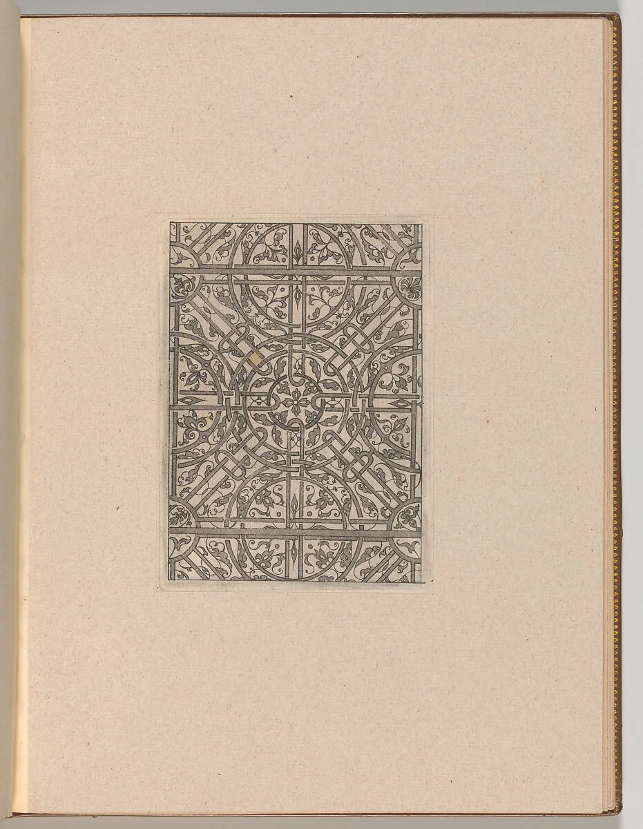 Copies after the 'Livre contenant passement de moresques' (plate 2) — Jacques Androuet Du Cerceau