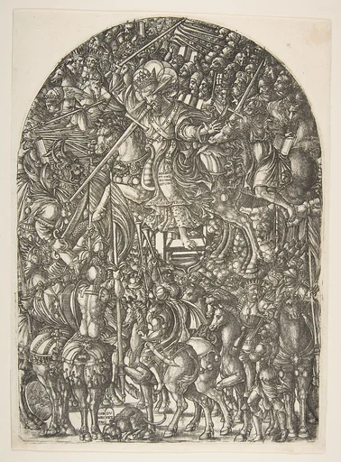 Christ mounted on a white Horse, from the Apocalypse