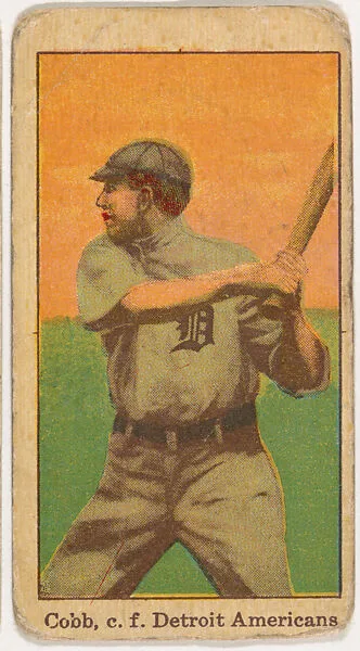 Ty Cobb, Detroit, from Kotton Tobacco Baseball Series, 1911-1916 — People's Tobacco Co., Ltd.