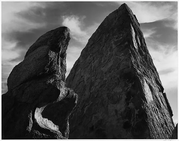 Rocks, Alabama Hills, Owens Valley, California — Ansel Easton Adams