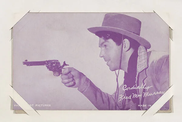 Fred MacMurray from Movie Stars Exhibit Cards series (W401) — Unknown