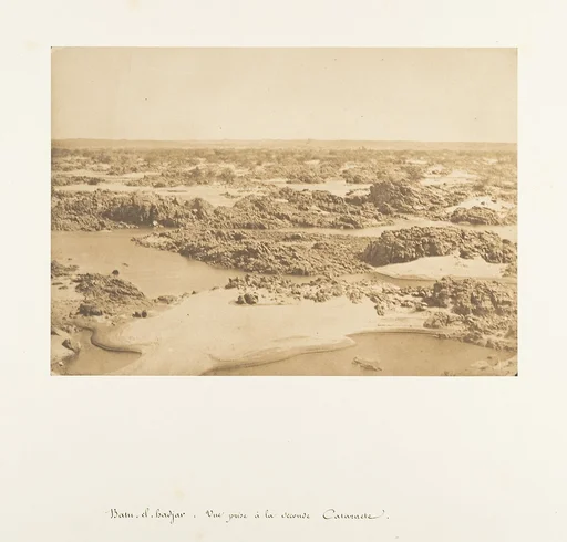 Batu-el-Hadjar. Vue prise à la Seconde Cataracte
