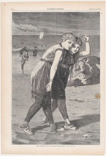 The Bathers (from "Harper's Weekly," Vol. XVII)
