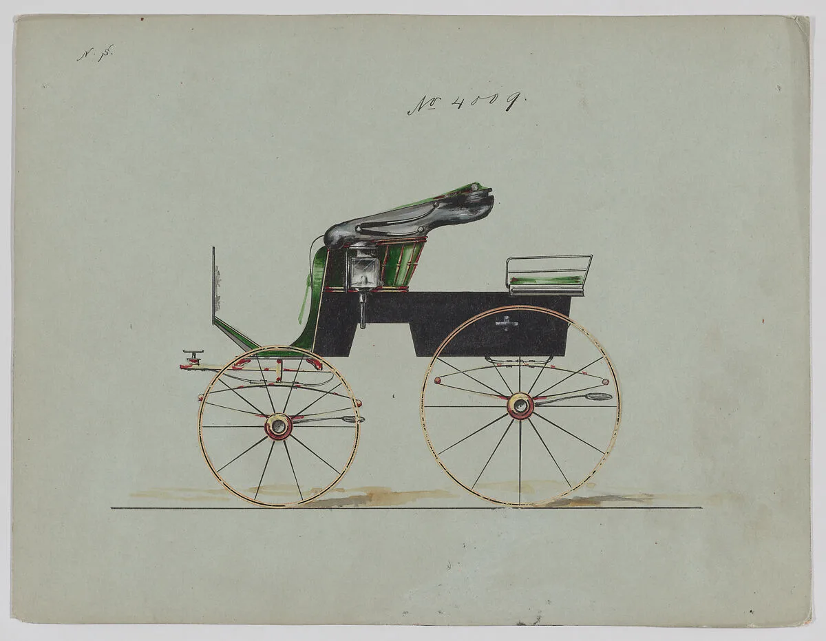 Design for Stanhope Phaeton, no. 4009 — Brewster & Co.|Herman Stahmer