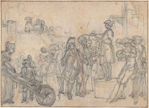 Study for an Engraving of "Songs in the Opera of Flora"