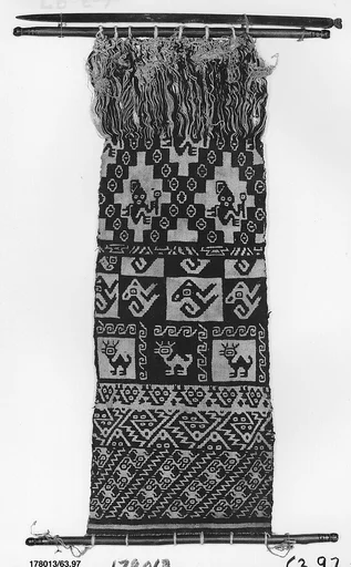 Unfinished Sampler Panel on Loom