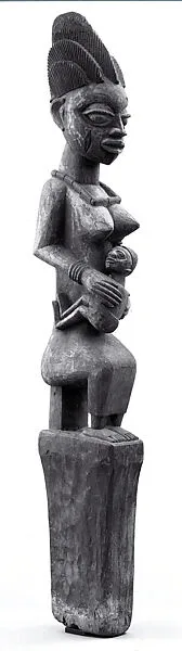 Figure: Seated Mother and Child — Unknown