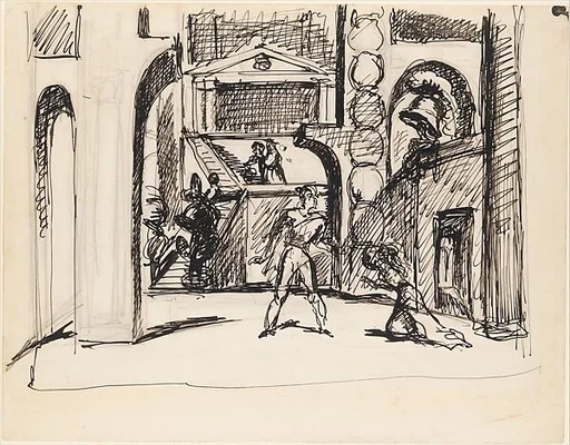 Sketch for "Le Cenci"