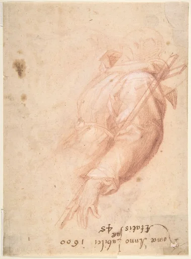 Monk with Crucifix (Recto); Monk with Book (Verso)