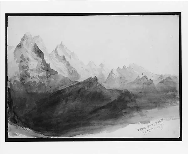 From Faulhorn (from "Splendid Mountain Watercolours" Sketchbook) — John Singer Sargent