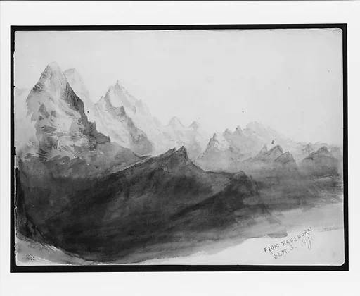 From Faulhorn (from "Splendid Mountain Watercolours" Sketchbook)