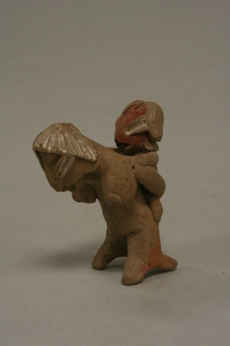 Female with Child on Back — Unknown