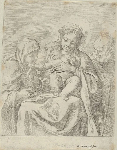 The Holy Family with Saint Clare
