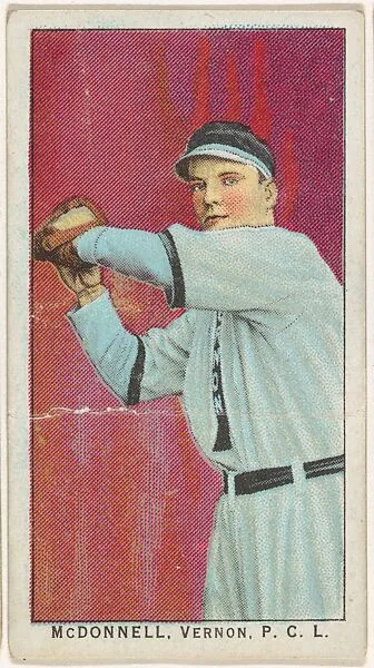McDonnell, Vernon, Pacific Coast League, from the "Obak Baseball Players" set (T212), issued by the American Tobacco Company to promote Obak Mouthpiece Cigarettes — American Tobacco Company