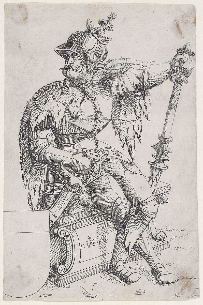 Charles V (Karl V), Emperor, from Herberstains Rerum Moscoviticarum Commentarii — Augustin Hirschvogel