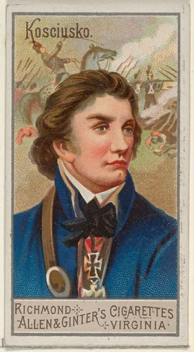 Andrzej Tadeusz Bonawentura Kosciuszko, from the Great Generals series (N15) for Allen & Ginter Cigarettes Brands