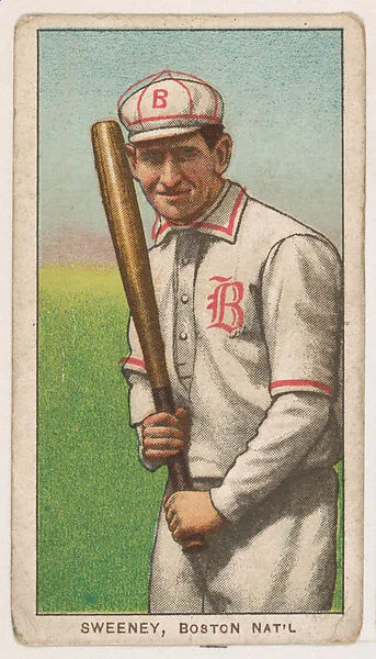 Bill Sweeney, Boston, from Coupon Cigarettes Baseball Issue, 1910 — Coupon Cigarettes