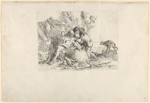 Two Magicians and a Child, from the Scherzi