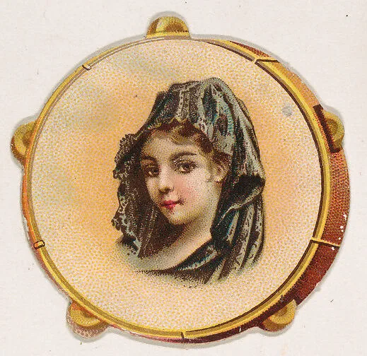 Tambourine, from the Novelties series (N228, Type 3) issued by Kinney Bros. — Kinney Brothers Tobacco Company