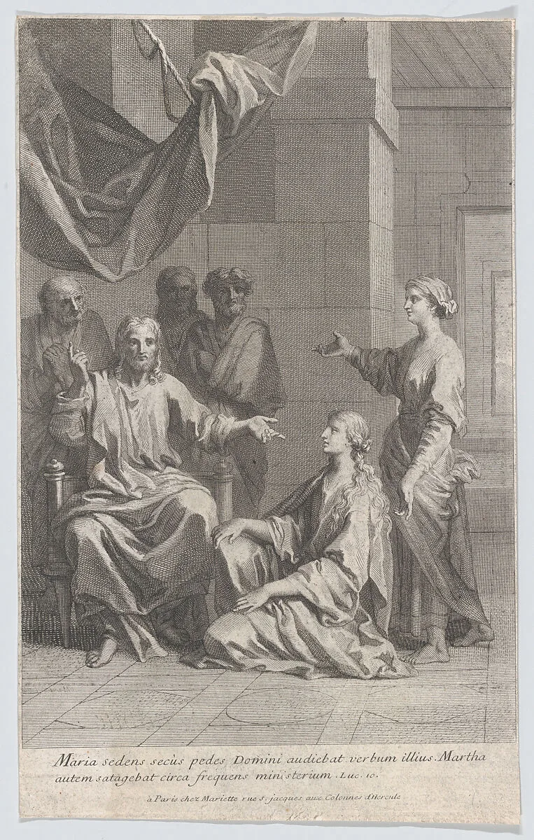 Christ in the House of Martha and Mary — Anonymous, French, 18th century
