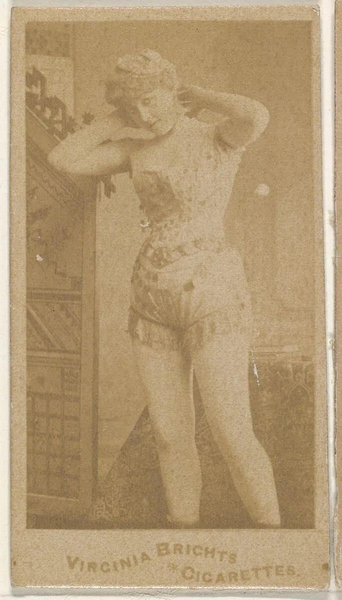 From the Actors and Actresses series (N45, Type 5) for Virginia Brights Cigarettes — Allen & Ginter