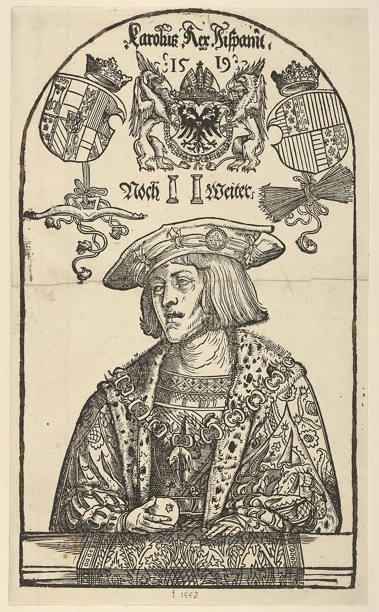 Copy of Portrait of Charles V — Hans Weiditz the Younger