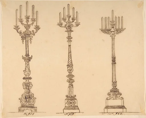 Designs for Three Candelabras