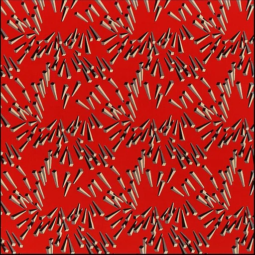 "Americana Print: Pegs" Textile