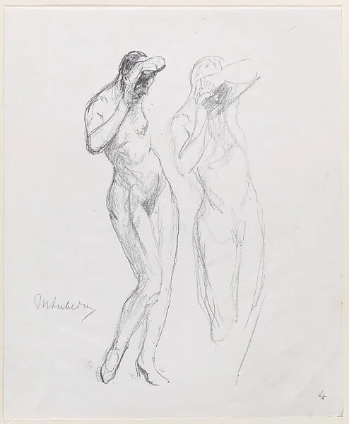 Two Nude Studies — Max Liebermann