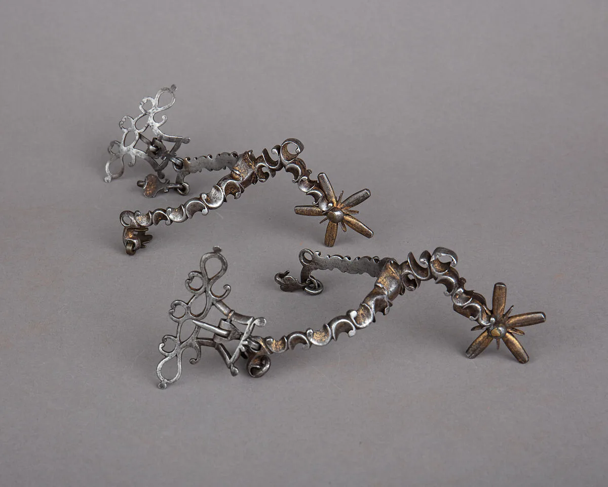 Pair of Rowel Spurs — Unknown