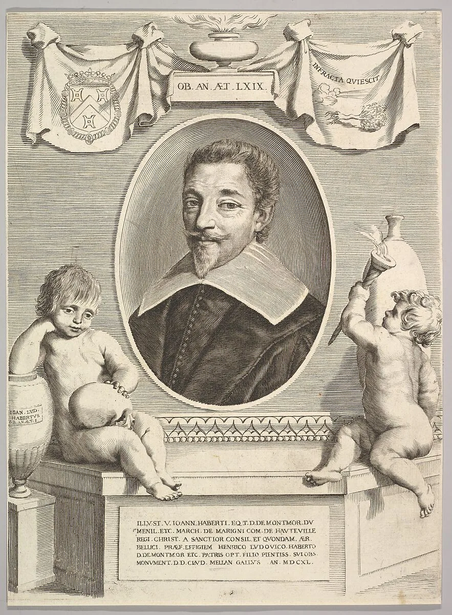 Jean Habert de Montmor — Claude Mellan|Henri Louis Habert de Montmor|Jean Habert de Montmor