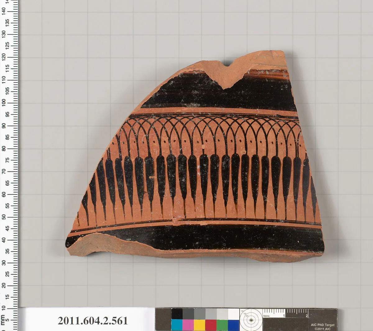 Terracotta fragment of a column-krater (bowl for mixing wine and water) — Unknown