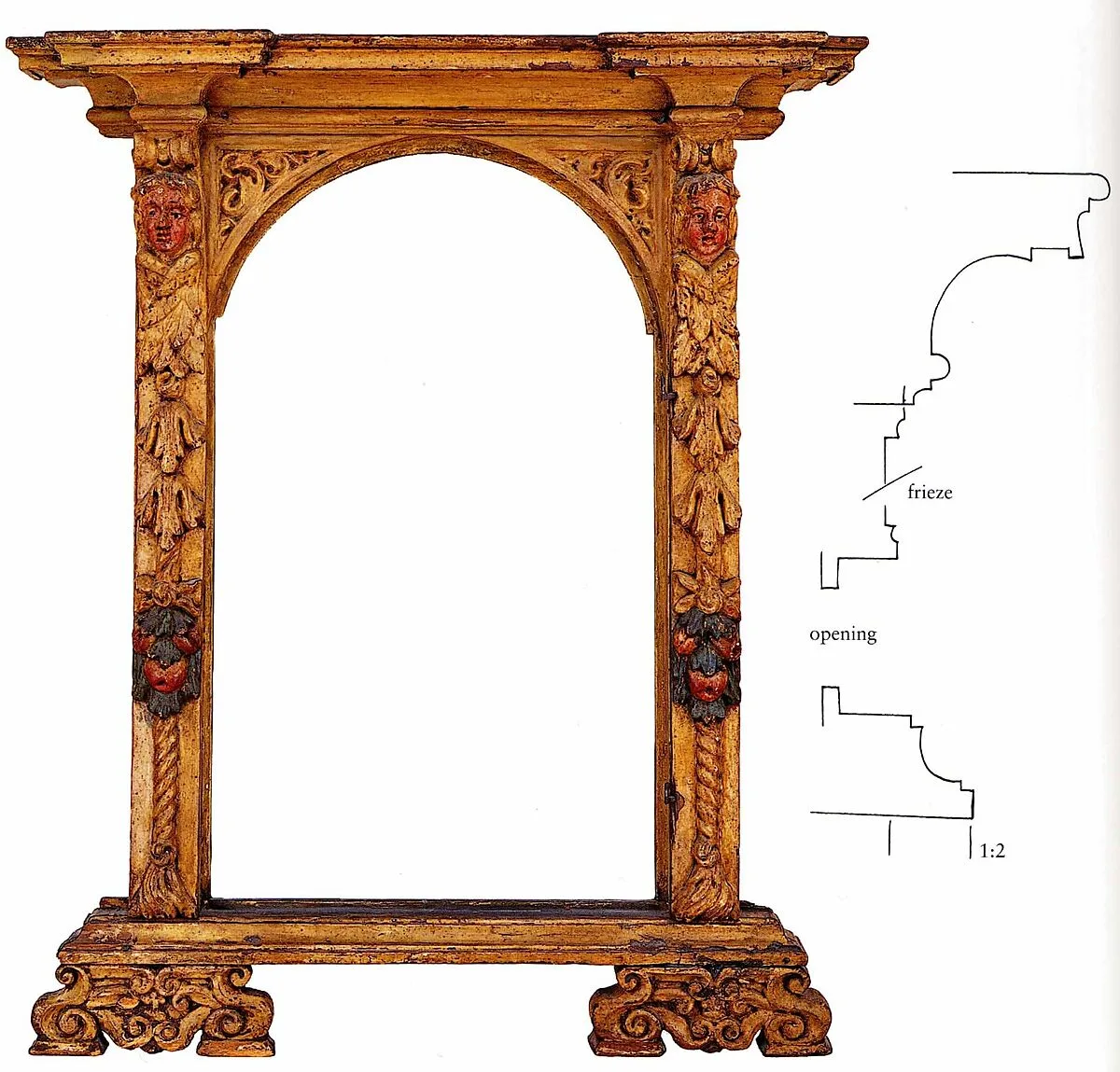 Part of a tabernacle frame — Unknown