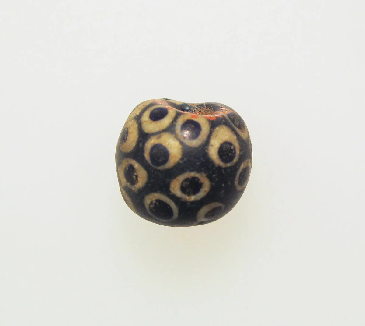 Glass eye bead — Unknown