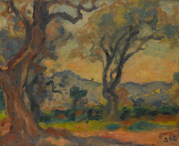 View of Cagnes — Georges d'Espagnat