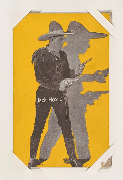 Jack Hoxie from Western Stars or Scenes Exhibit Cards series (W412) — Unknown