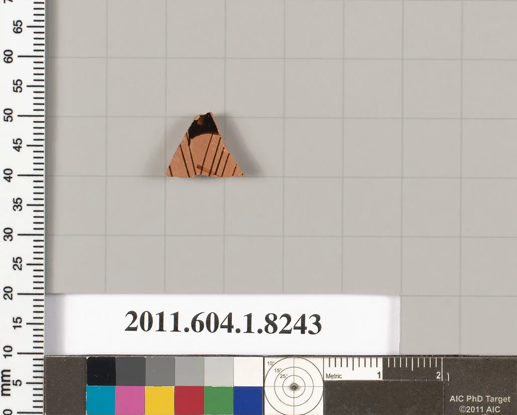 Terracotta fragment of a kylix (drinking cup) — Unknown
