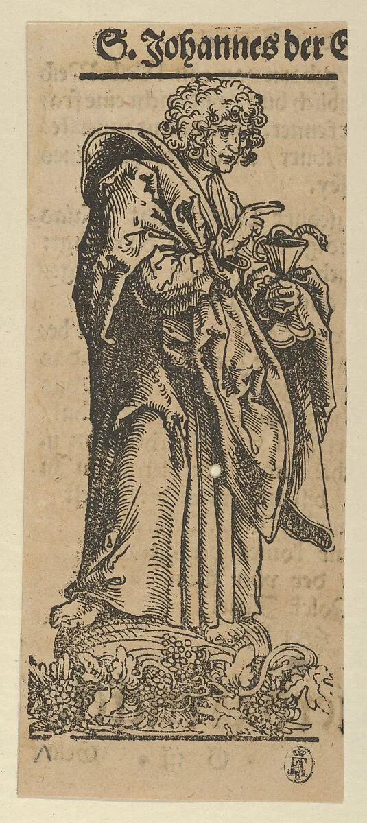 Silver Statuette of St. John, from the Wittenberg Reliquaries — Lucas Cranach the Elder