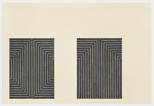Club Onyx–Seven Steps, "Black Series I" — Frank Stella|Gemini G.E.L.