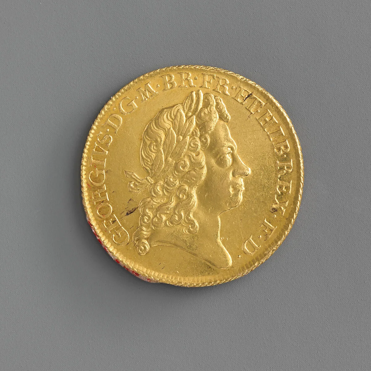 Two guineas coin of George I — John Croker